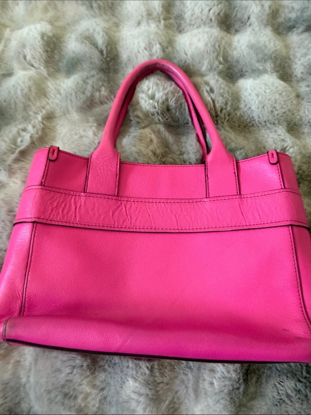 kate spade Hot Pink Leather Bow Tote